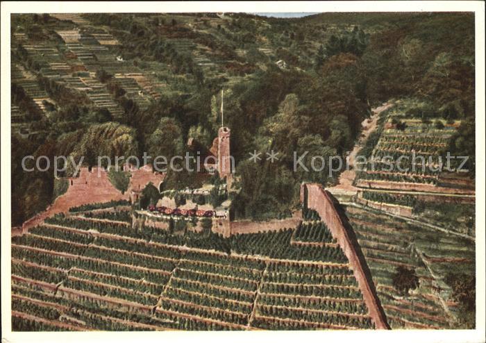 Klingenberg Main Burg-Terrasse Cafe Fliegeraufnahme