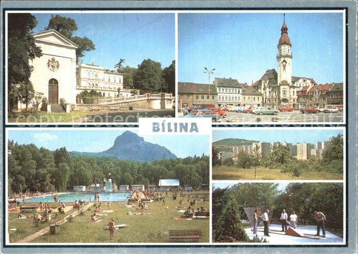 Bilina Bilin Tschechien Freibad Minigolf