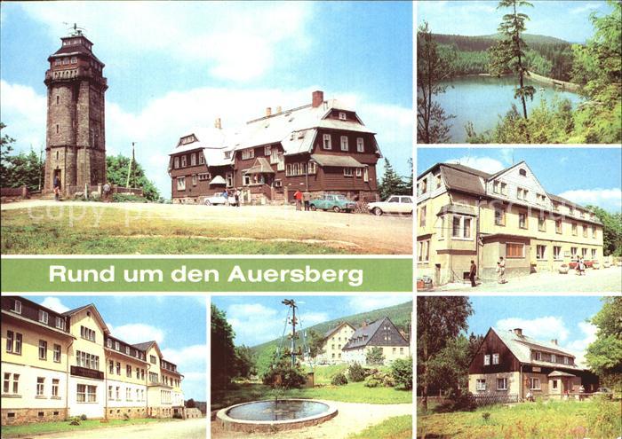Auersberg Wildenthal Aussichtsturm Berghotel Auersberg Wildenthal Johanngeorgens