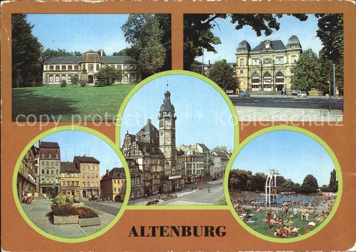 Altenburg Geising Museum Mauritianum Bahnhof Freibad