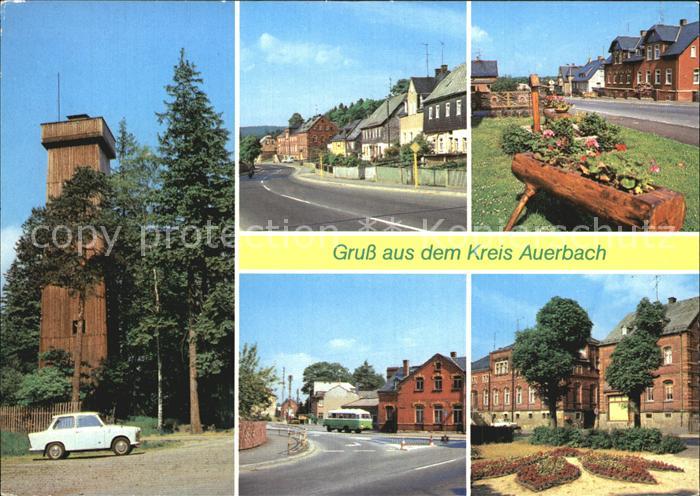 Auerbach Erzgebirge Steinbergturm Wernesgruen Rothenkirchen