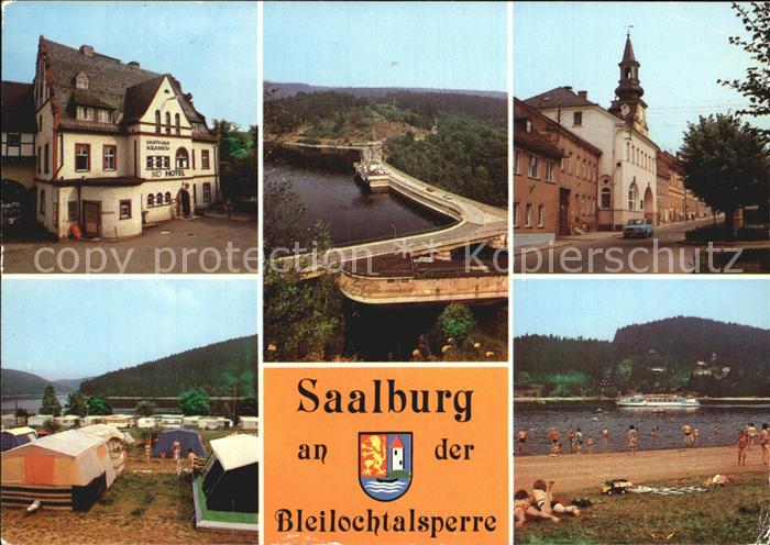 Saalburg-Ebersdorf Bleilochtalsperre Hotel Kranich Camping Strand