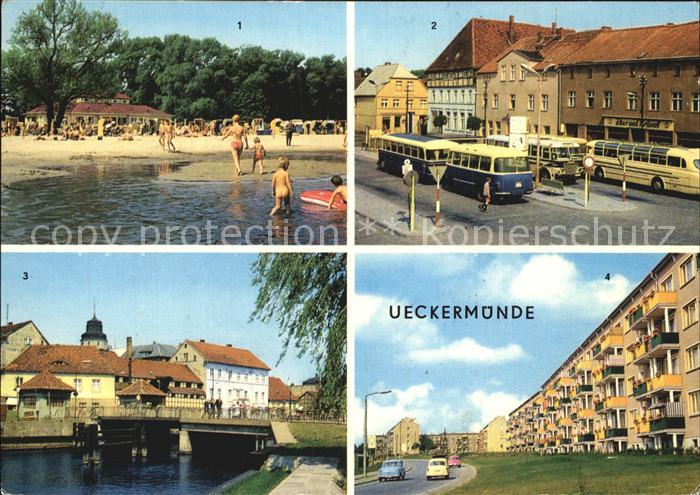 Ueckermuende Mecklenburg Vorpommern Hofbad Hafen