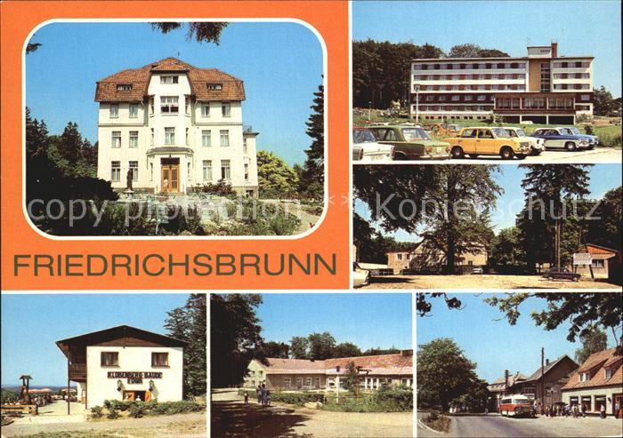 Friedrichsbrunn Harz Sanatorium Restaurant Zum Ramberg Erholungsheime