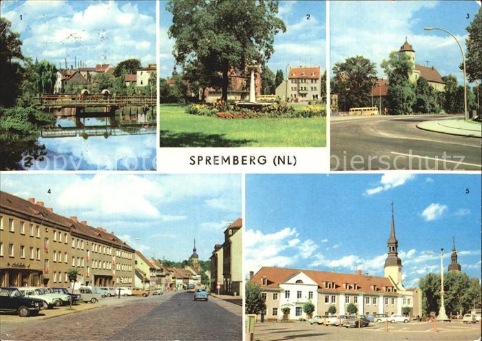 Spremberg Niederlausitz Grodk Spree Schloss Rathaus Clara-Zetkin-Strasse