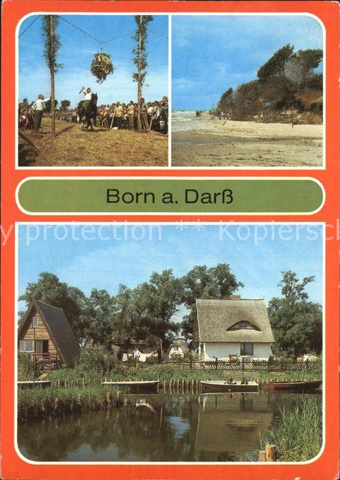 Born Darss Kleiner Hafen Tonnenreiten Weststrand