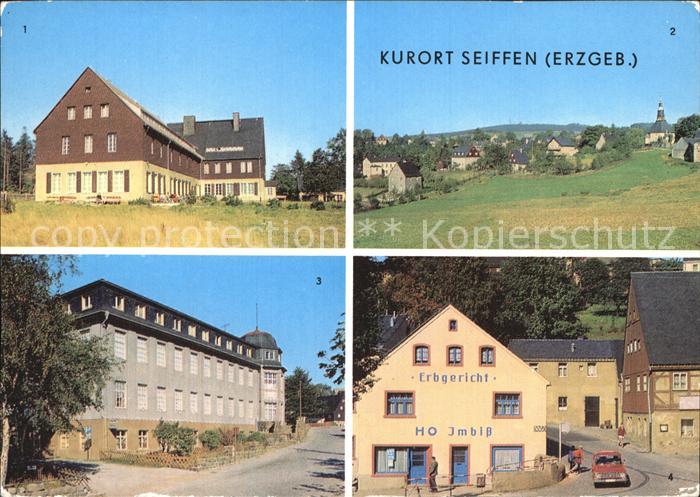 Seiffen Erzgebirge Erholungsheim Berghof Spielzeugmuseum Erbgericht