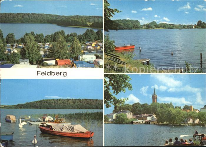 Feldberg Mecklenburg Camping Huettenberg am Breiten Luzin Haussee