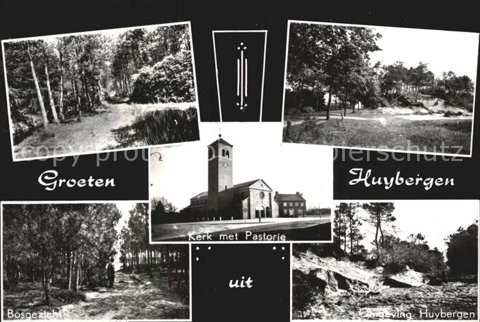 Huybergen Bosgezicht Kark met Pastorie Omgeving