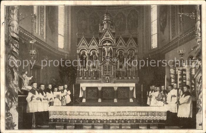 Altoetting Hochaltar in der St Franziskushaus Kapelle