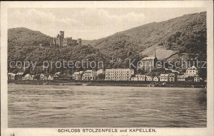 Stolzenfels Burg Stolzenfels und Kapellen