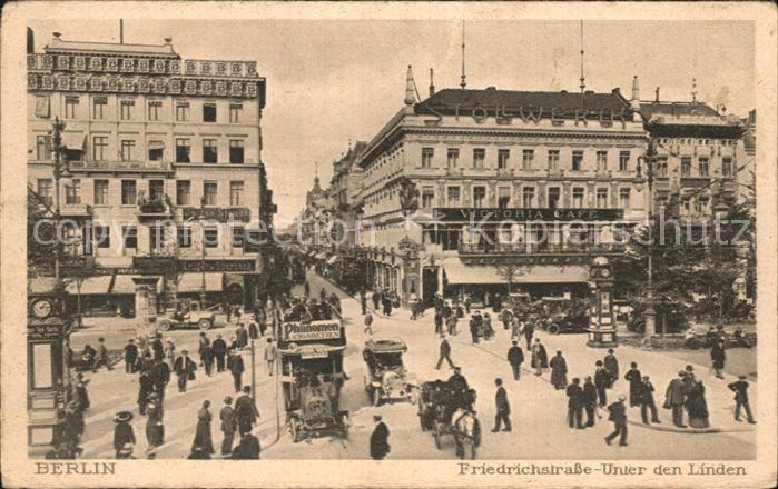 BERLIN  CITY Friedrichstrasse Unter den Linden