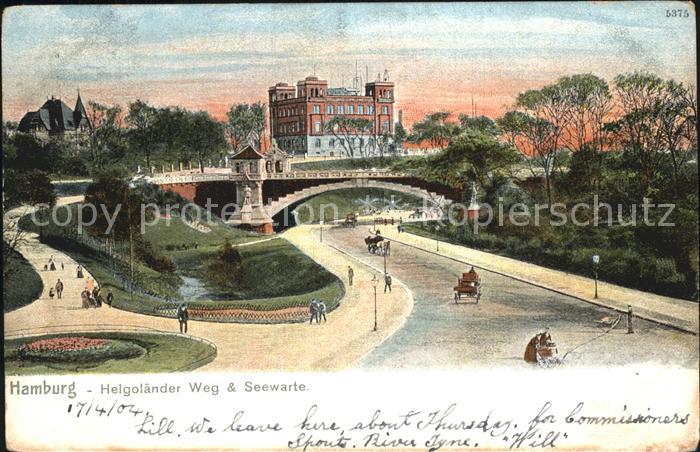 HAMBURG  CITY Helgolaender Weg und Seewarte