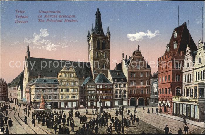 TRIER  CITY Hauptmarkt Kirche