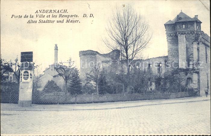 Andernach Altes Stadttor und Mauer