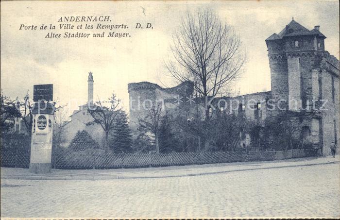 Andernach Altes Stadttor und Mauer
