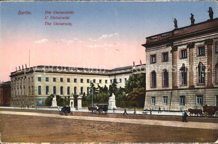 BERLIN  CITY Universitaet Pferdekutschen