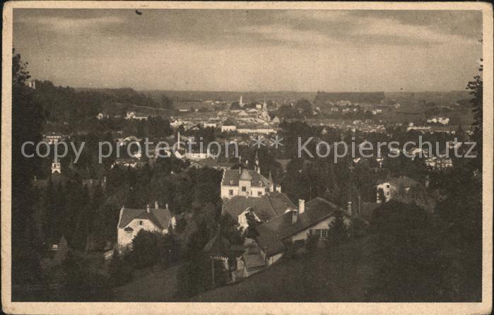 Bad Toelz Blick vom Alpenhotel Kogel