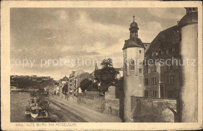 Coblenz Koblenz Alte Burg am Moselquai