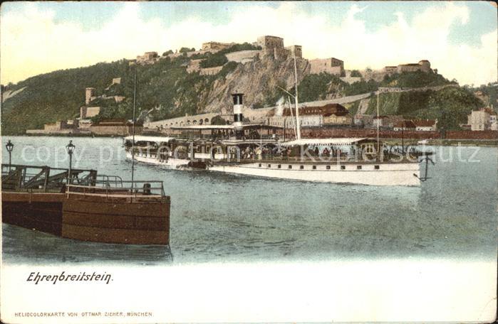 Ehrenbreitstein Festung Fahrgastschiff