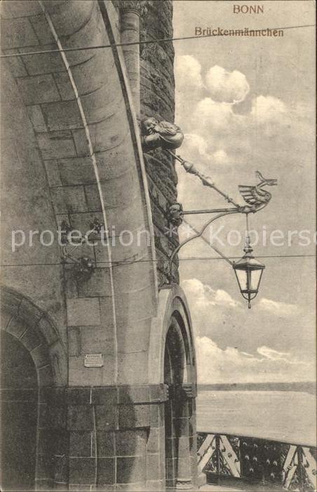 Bonn Rhein Brueckenmaennchen