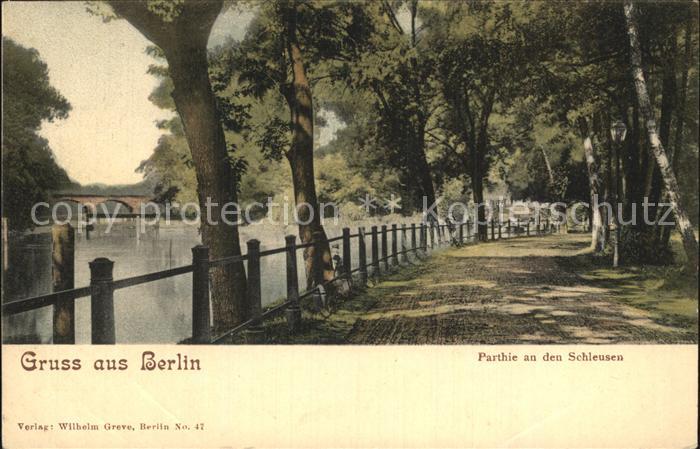 BERLIN  CITY Parthie an den Schleusen