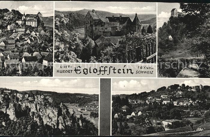 Egloffstein Teilansichten Schloss Panorama