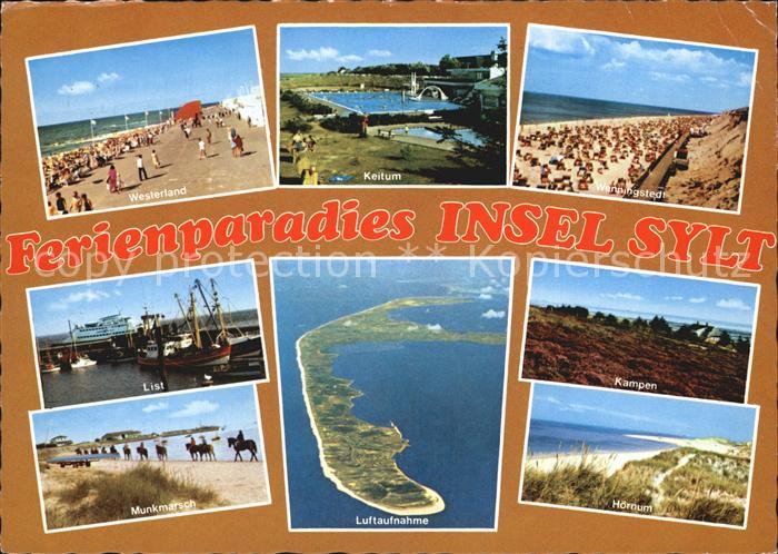 SYLT Insel Schleswig-Holstein Westerland Keitum Wenningstedt List Munkmarsch Ka