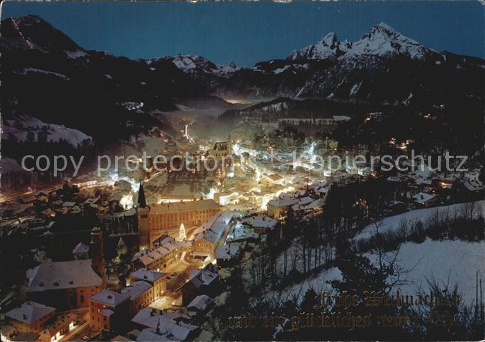 BERCHTESGADEN Bayern bei Nacht