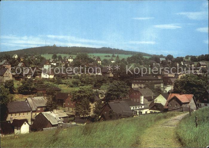 Seiffen Erzgebirge Blick zum Schwartenberg