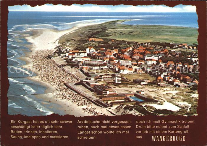 Wangerooge Nordseebad Fliegeraufnahme