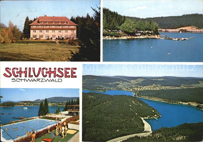 Schluchsee Gasthof Seepanorama Fliegeraufnahme