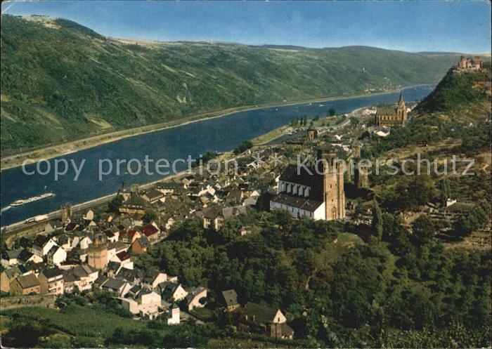 Oberwesel Rhein Fliegeraufnahme