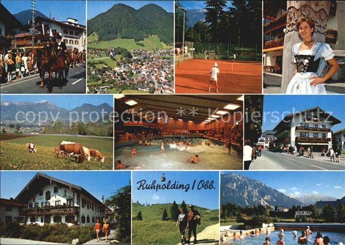 Ruhpolding Bayern Festumzug Total Tennis Tracht Gasthof Wandern Schwimm und Hall