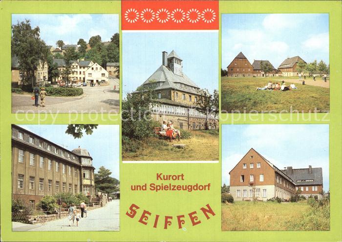 Seiffen Erzgebirge HOG Buntes Haus Spielzeugmuseum Bergbaude FDGB Erholungsheime