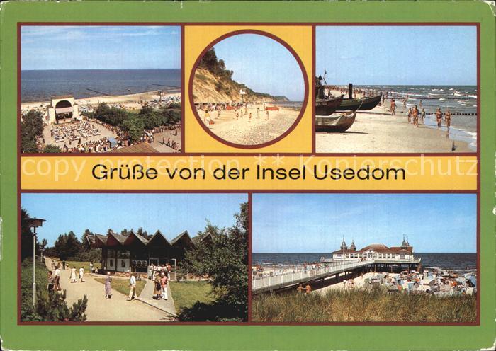 Wolgast Mecklenburg-Vorpommern Bansin Konzertplatz Strand Koserow Strand Herings