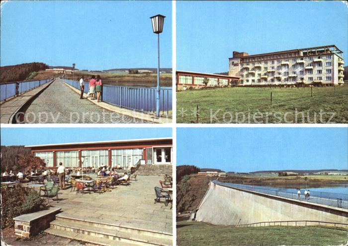 Rauschenbachtalsperre Teilansichten FDGB Erholungsheim Paul Gruner