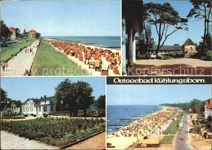 Kuehlungsborn Ostseebad Strand Promenade Kurhaus