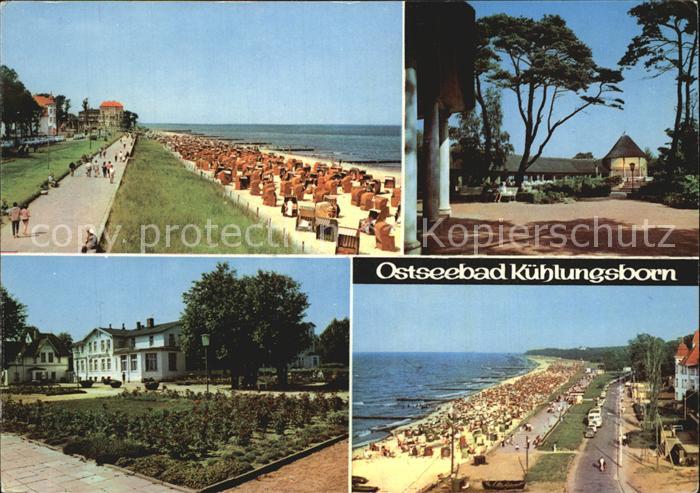 Kuehlungsborn Ostseebad Strand Promenade Kurhaus Park
