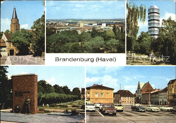 Brandenburg Havel Dom St Peter und Paul Panorama Friedenswarte Mahnmal der Fasch