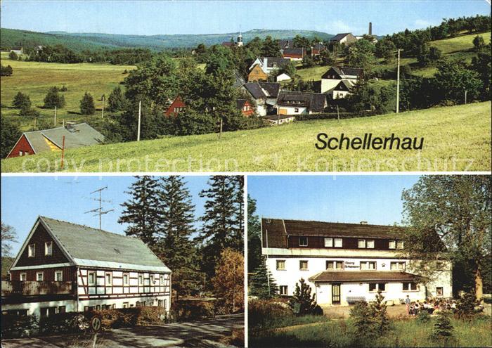 Schellerhau mit Kahlenberg Ferienheim Glueckspilz Jugendherberge Georg Schumann