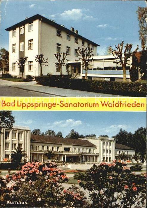 Bad Lippspringe Sanatorium Waldfrieden