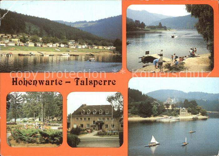 Hohenwarte Talsperre Campingplatz Neidenberga Anlegestelle Linkenmuehle Parkanla