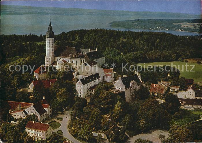 Kloster Andechs am Ammersee Fliegeraufnahme