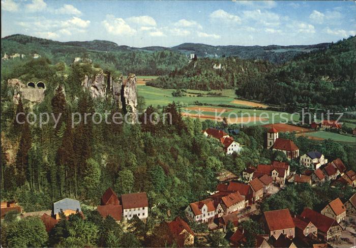 Altendorf Bamberg Streitberg mit Streitburg und Ruine Neideck