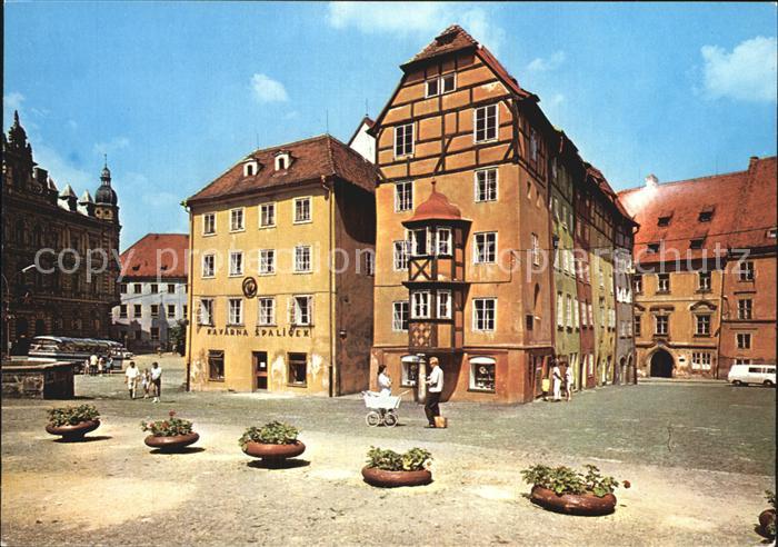 Cheb Eger Spalicek skupina stredovekych domku