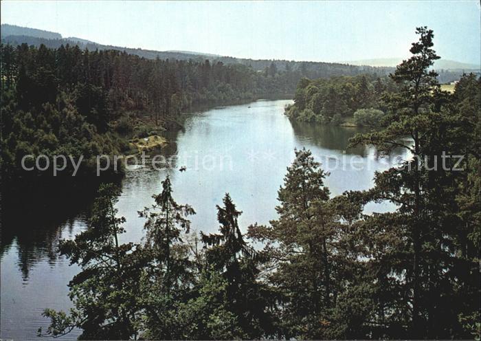 Skalka Talsperre am Fluss Eger