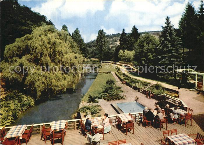 Manderscheid Eifel Hotel Cafe Heidsmuehle Terrasse