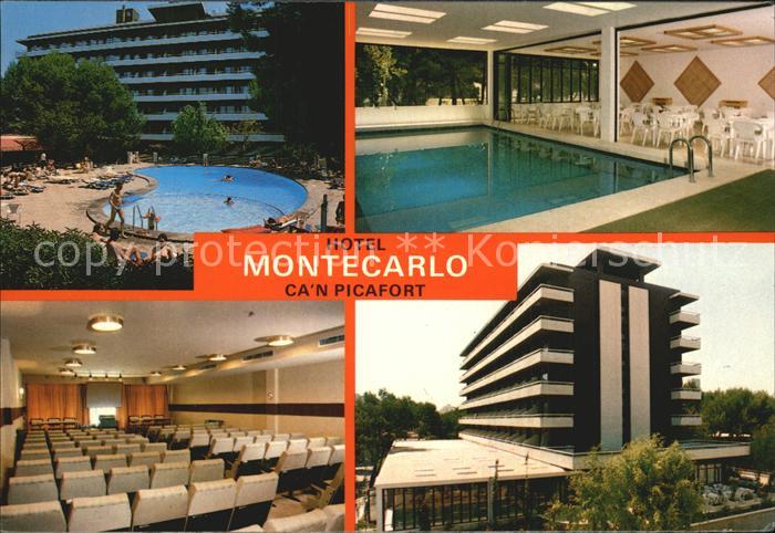 Can Picafort Mallorca Hotel Montecarlo Swimmingpool Hallenbad Konzertsaal