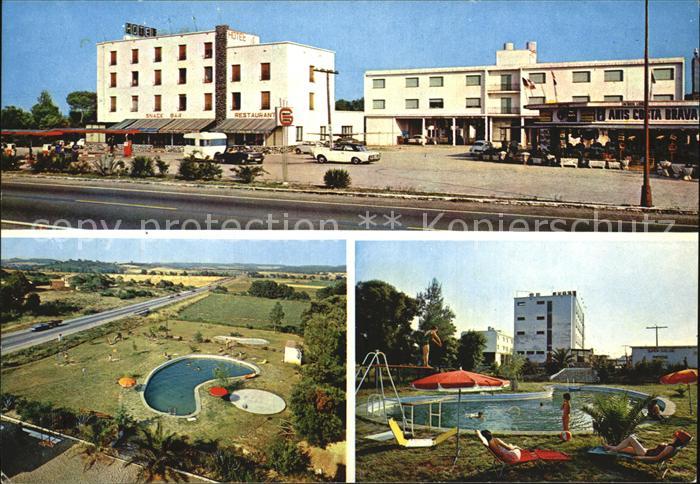 Gerona Hotel Santa Ana Fliegeraufnahme Swimminpool